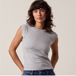 NSF Light Gray Muscle Tee